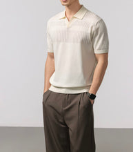 Load image into Gallery viewer, Men Knit Polo Shirt