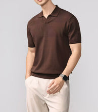 Load image into Gallery viewer, Men Knit Polo Shirt
