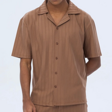 Load image into Gallery viewer, Ribbed Button Shirt