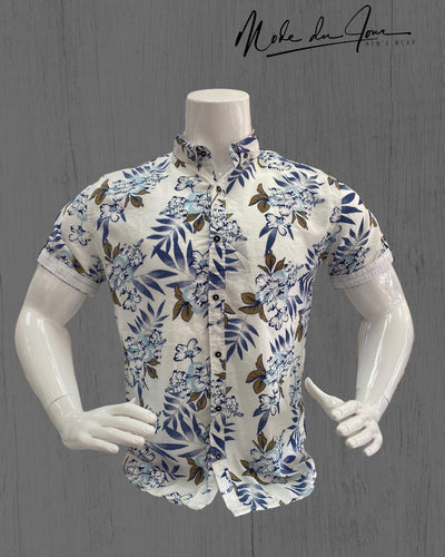 Floral summer shirt for men
